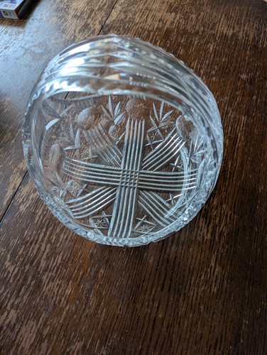 Crystal cut glass - glass, bowls