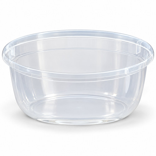 Large transparent bowl - transparent,