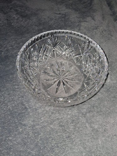 Vintage cut glass - cut, bowl