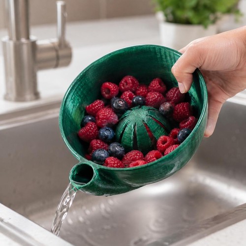 Self spinning berry - berry, washing