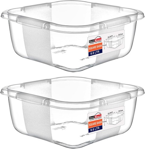 Pcs clear washing bowl - 2,