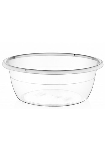 Clear plastic basin round - basin,