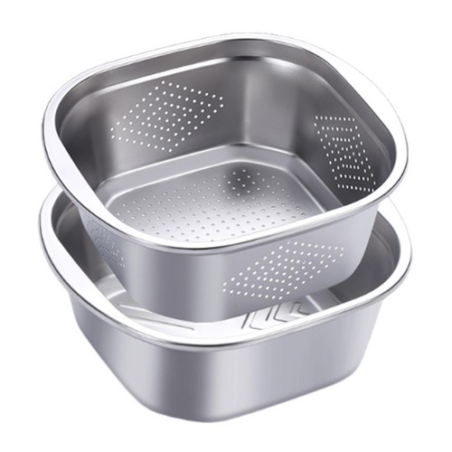 Stainless steel colander - colander, bowl