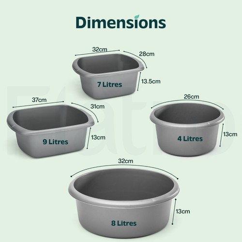 Washing bowl round - bowl,
