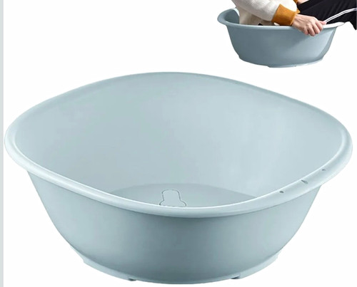 Blue plastic anti slip oval - blue,